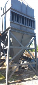 Filtro Multiciclone Industrial 2500mm x 2500 mm x 6000mm altura com 120 tubos